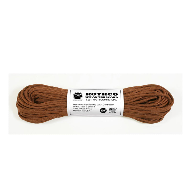 Rothco Nylon Paracord Type III 550 LB