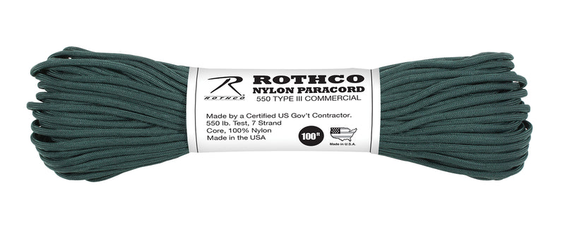 Rothco Nylon Paracord Type III 550 LB