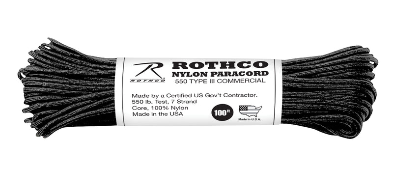 Rothco Nylon Paracord Type III 550 LB