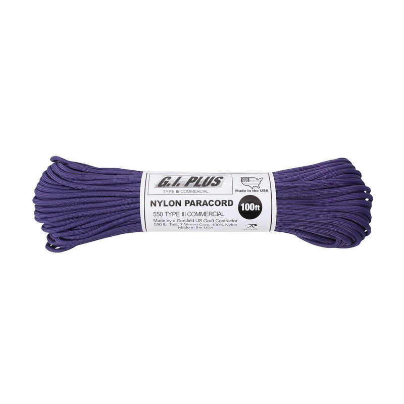 Rothco Nylon Paracord Type III 550 LB