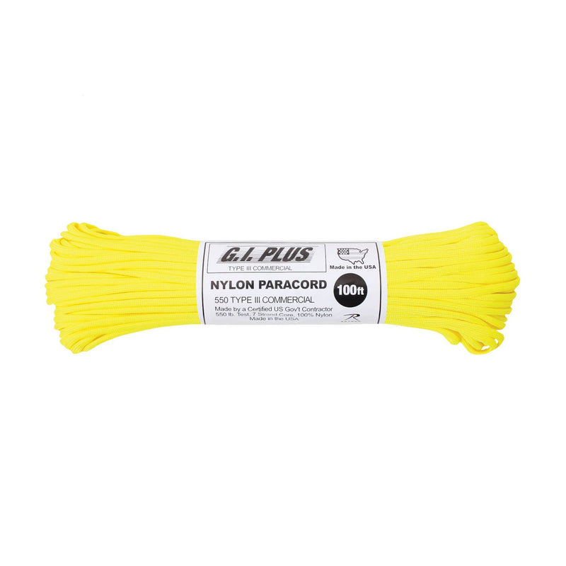 Rothco Nylon Paracord Type III 550 LB