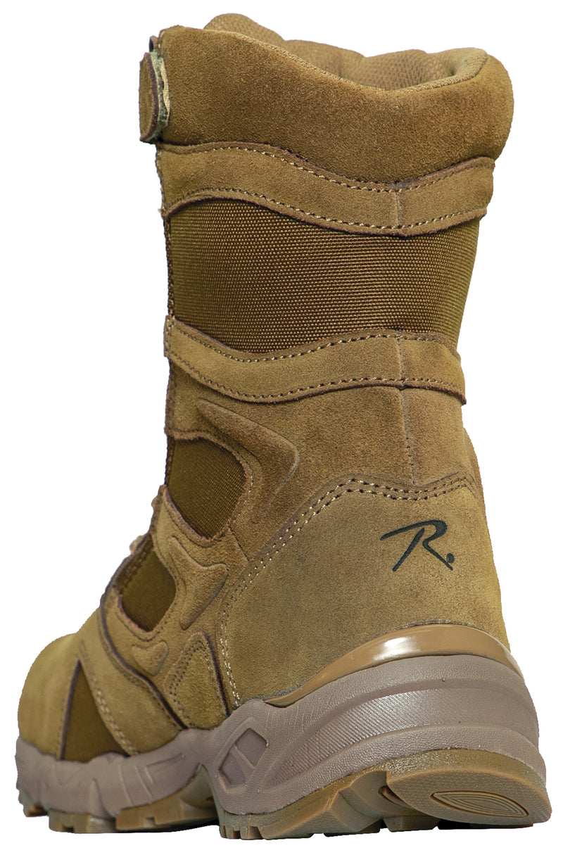 Rothco Forced Entry Deployment Boots With Side Zipper - 8 Inch