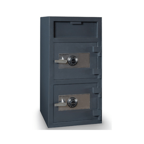 Hollon Safes Double Door Drop Safe - Two S&G Group 2 Dial Lock