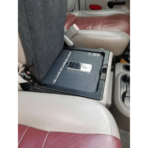 Lock'er Down Safes Car Safe LOCK'ER DOWN Console Safe 2006 to 2018 Dodge Ram 1500, 2500 & 3500 and 2019-21 Except 1500 Under Front Seat w/ ExXtreme 4 Digit Lock Lid Option Model: LD2058EX/4D