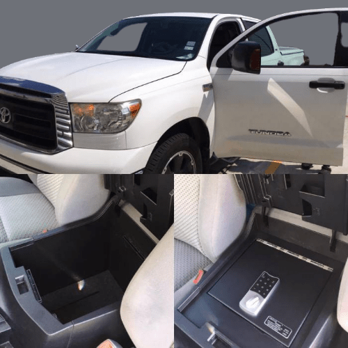 Lock'er Down Safes Car Safes LOCK'ER DOWN Console Safe 2007 - 2013 TOYOTA TUNDRA 2008-2021 SEQUOIA- Choice of Lock